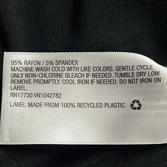 Ava & Viv black skirt. Women’s size 4X - Picture 7 of 8